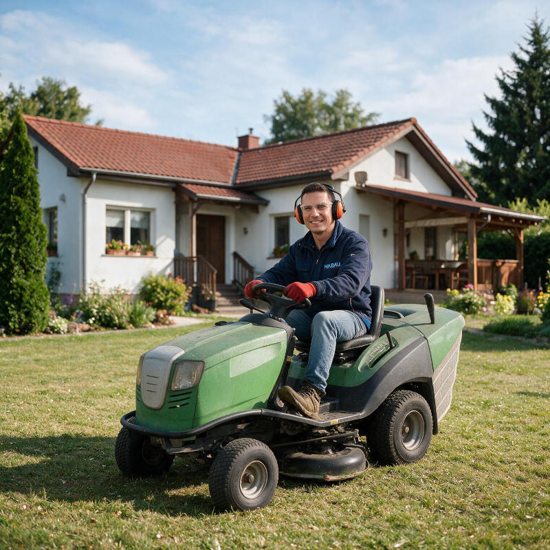 Gartenpflege im Abo: Rasenmähen, Heckenschnitt, Beetpflege und Laubentfernung.