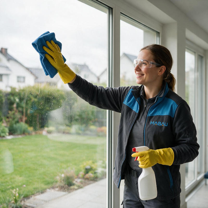 Fensterputzer vom Profi. Zuverlässige Glasreinigung für Büros, Häuser, Wohnungen und Gewerbeobjekte