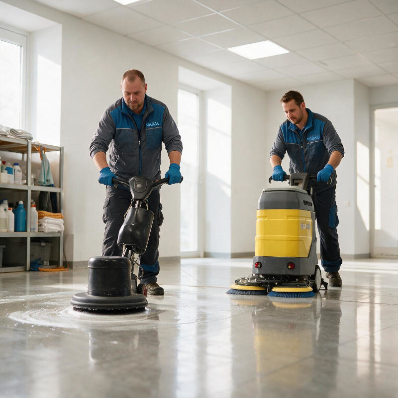 Premium Grundreinigung für Gewerbe, Industrie und Immobilien.