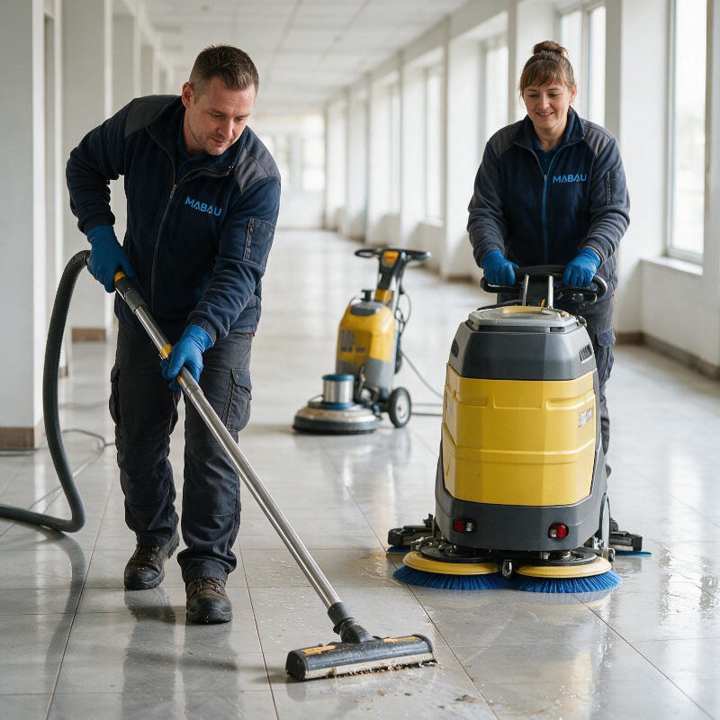 Premium Grundreinigung für Gewerbe, Industrie und Immobilien.