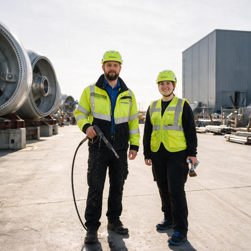 Offshore-Reinigung und Rostentfernung vom Spezialisten.
