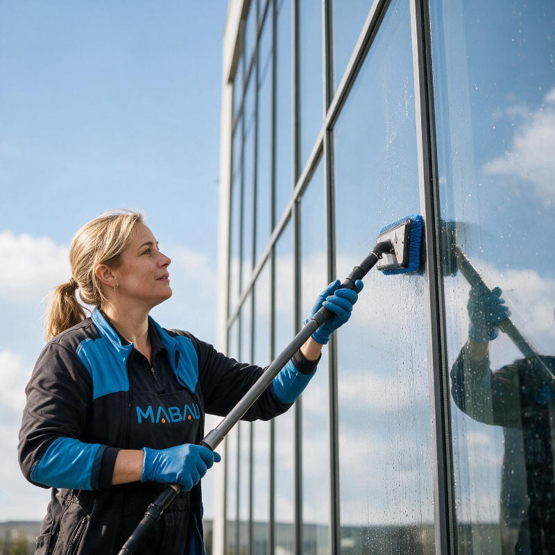 Osmose-Glasreinigung für Gewerbe und Industrie.
