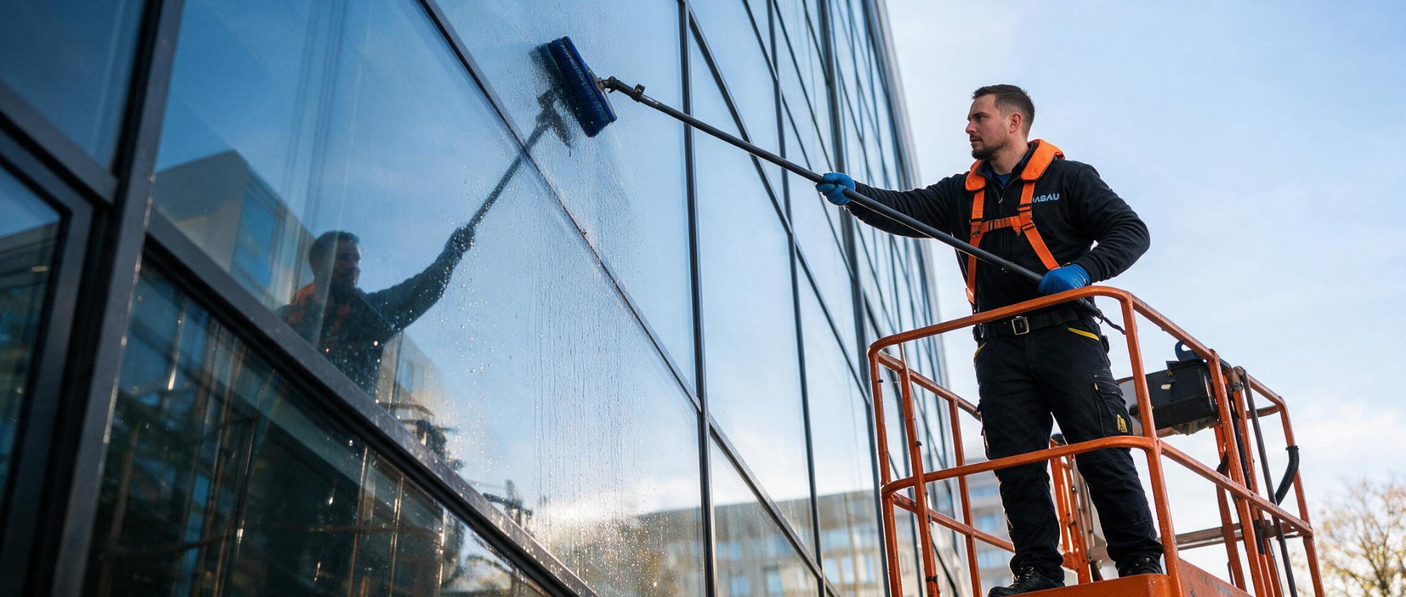 Glasreinigung im Osmoseverfahren