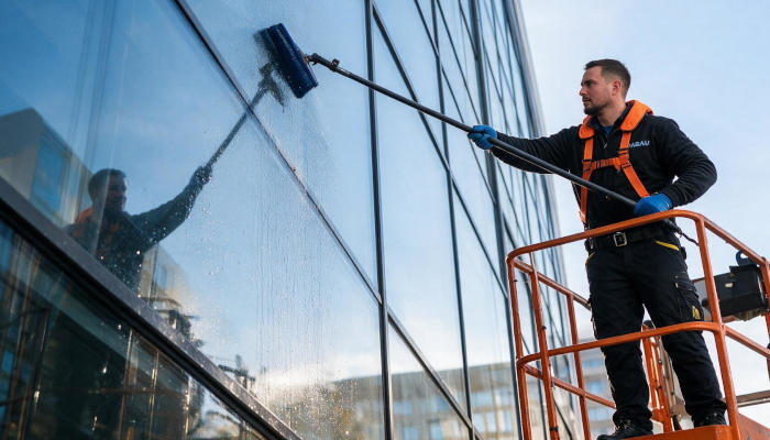 Glasreinigung im Osmoseverfahren