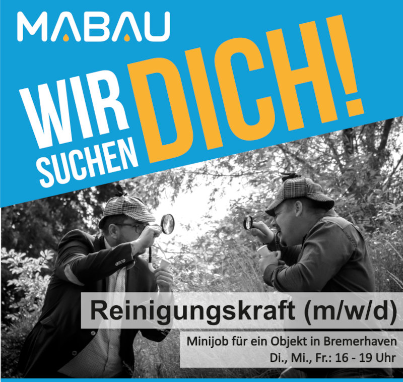 Reinigungskraft Bremerhaven (m/w/d) Minijob